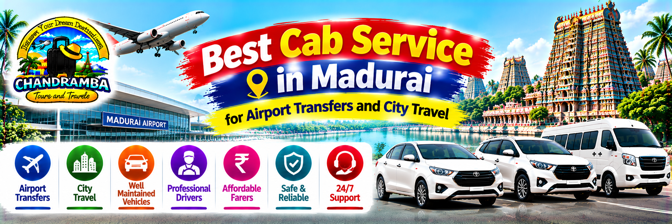 Best Cab Service in Madurai for Airport Transfers and City Travel