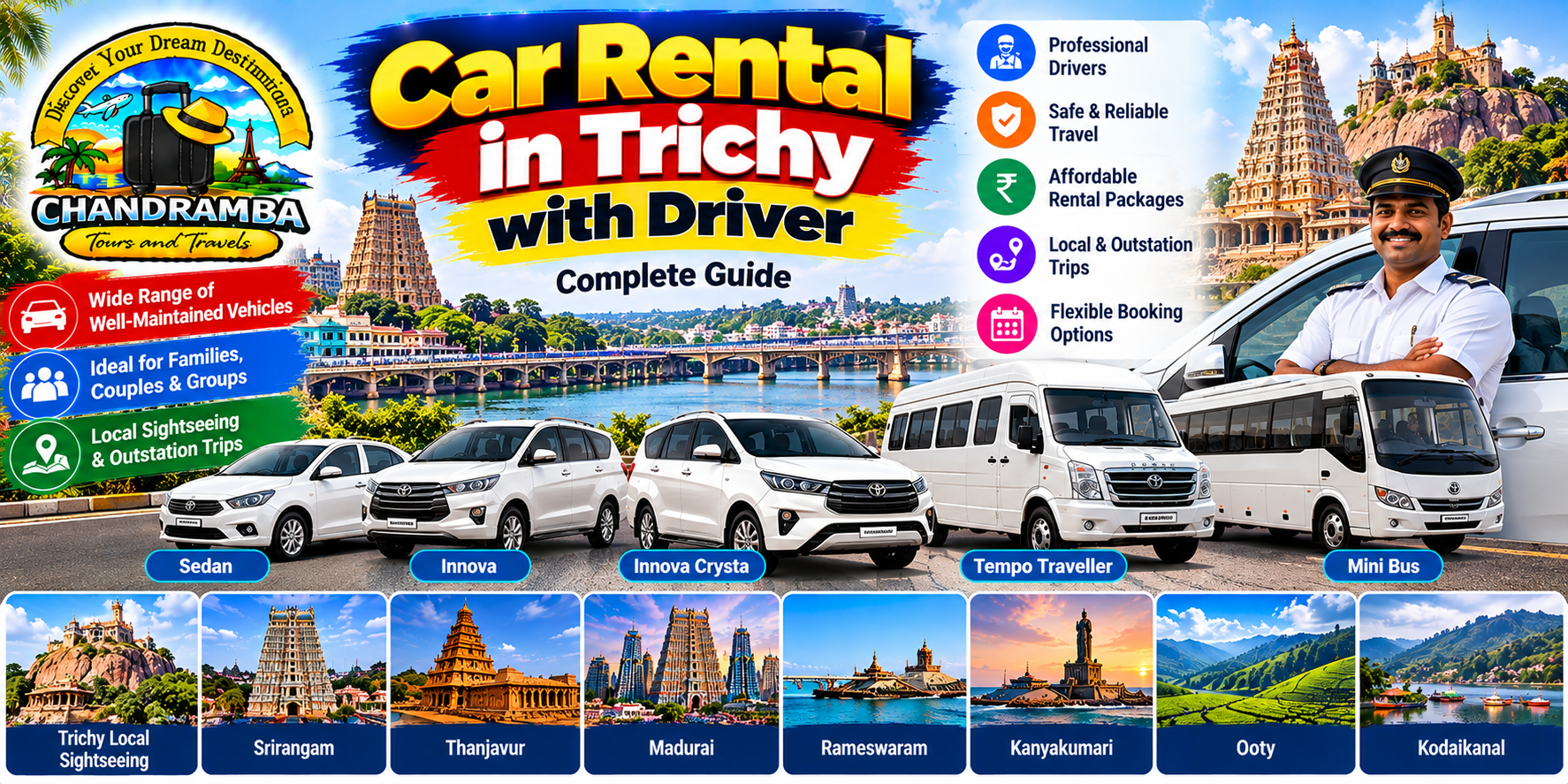 Car Rental in Trichy with Driver: Complete Guide