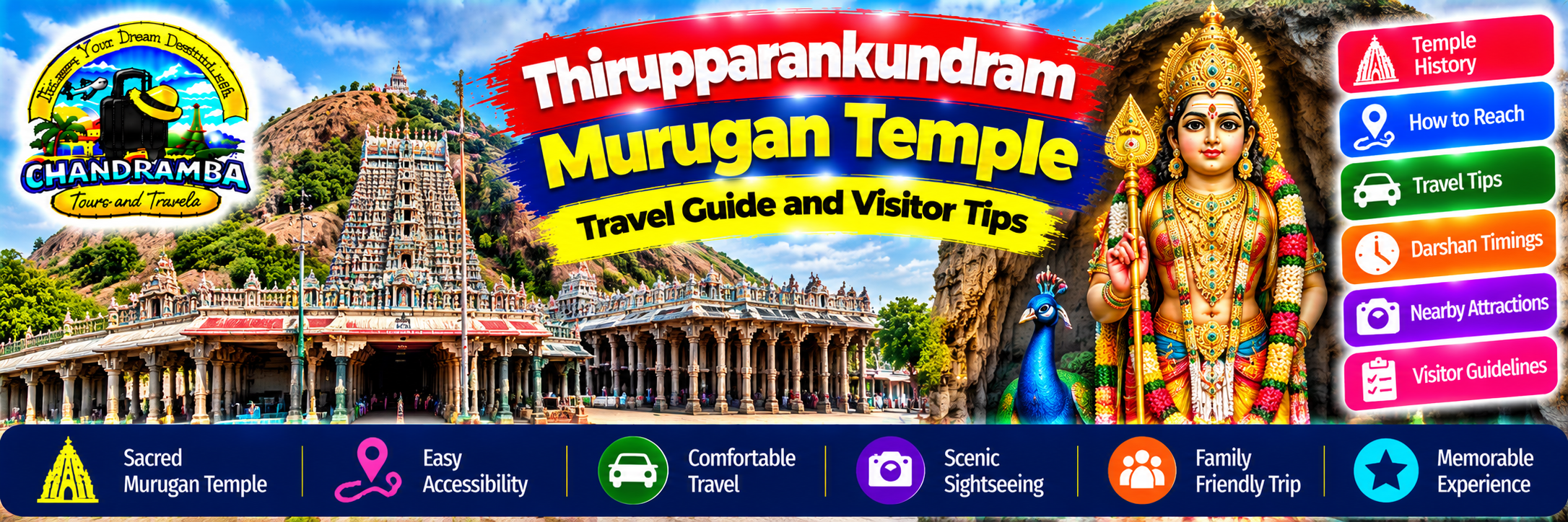 Thirupparankundram Murugan Temple: Travel Guide and Visitor Tips