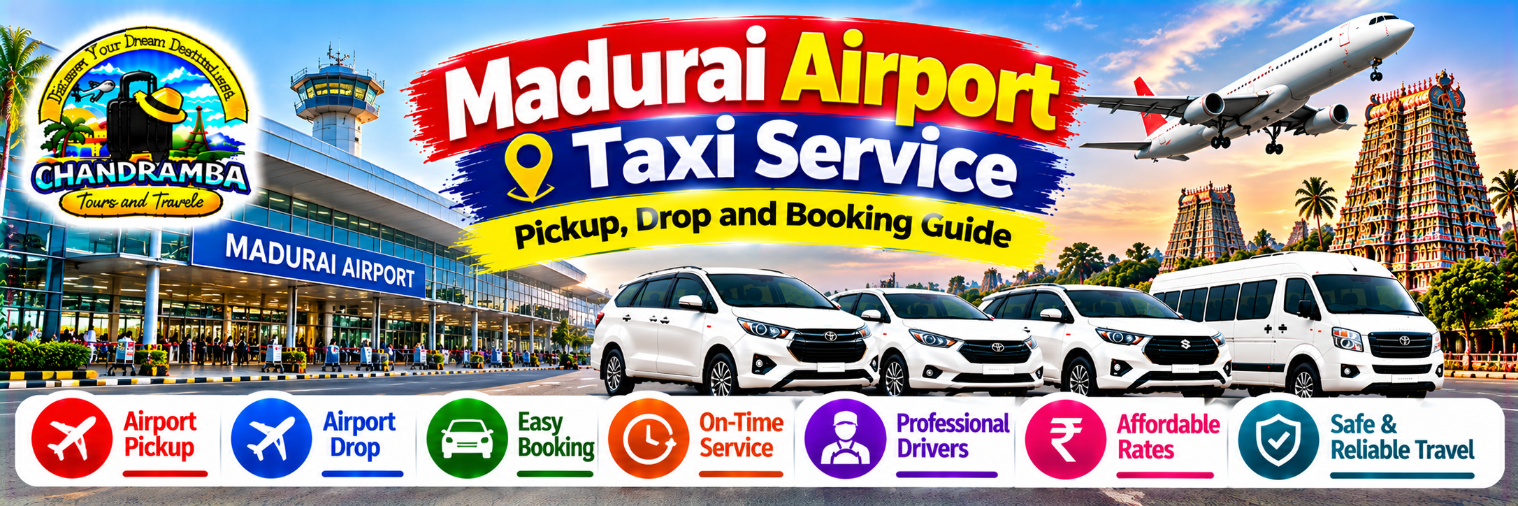 Madurai Airport Taxi Service: Pickup, Drop and Booking Guide