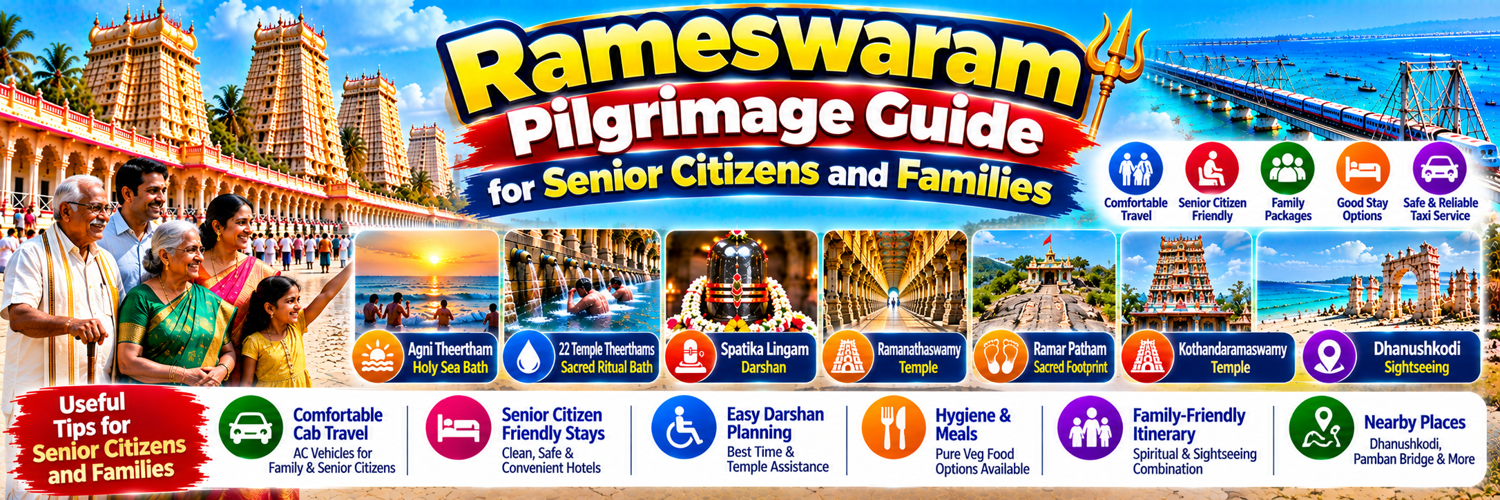 Rameswaram Pilgrimage Guide for Senior Citizens and Families