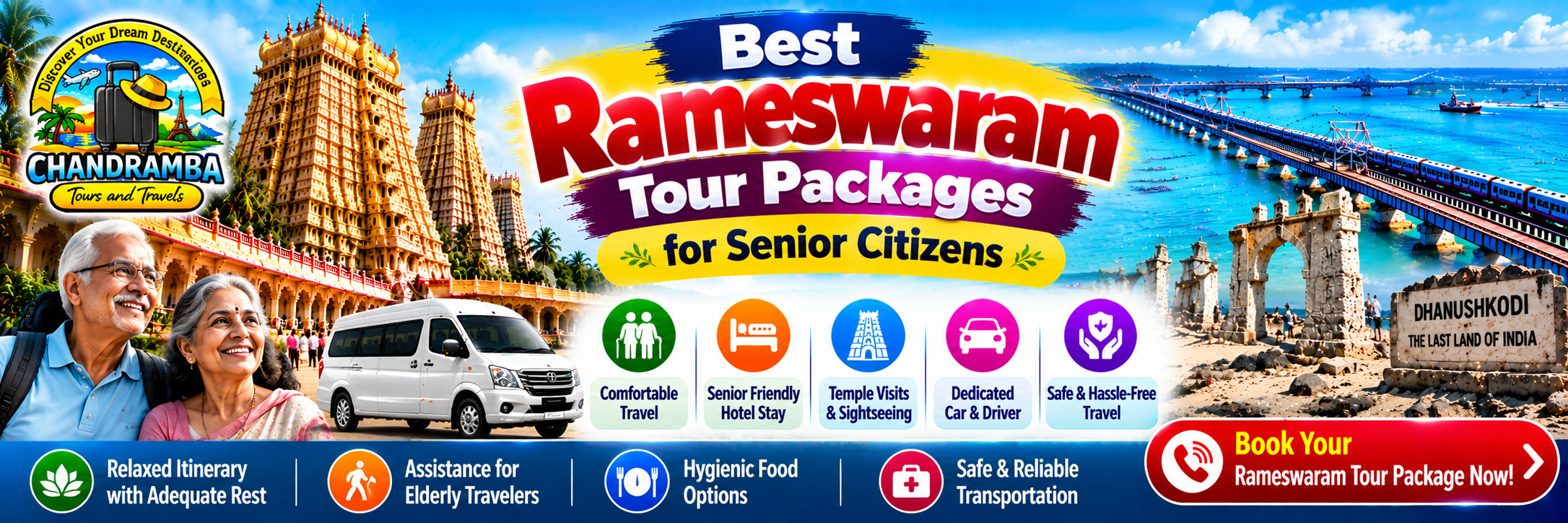 Best Rameswaram Tour Packages for Senior Citizens