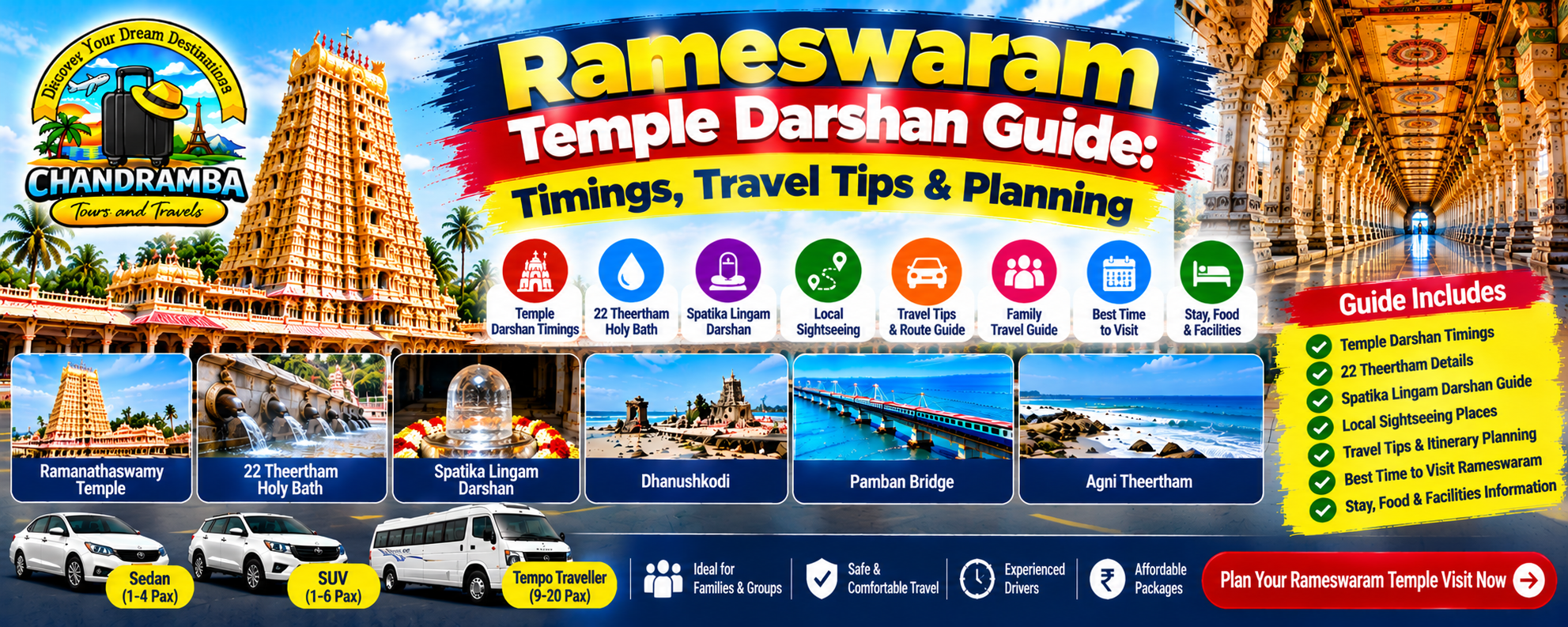 Rameswaram Temple Darshan Guide: Timings, Travel Tips & Planning