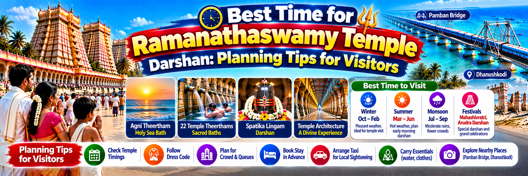 Best Time for Ramanathaswamy Temple Darshan: Planning Tips for Visitors