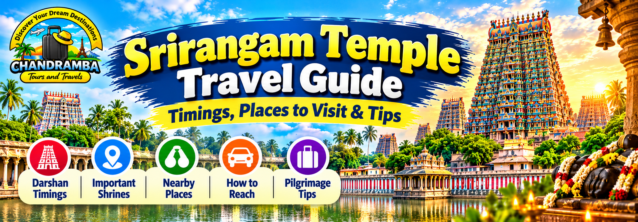 Srirangam Temple Travel Guide: Timings, Places to Visit & Tips