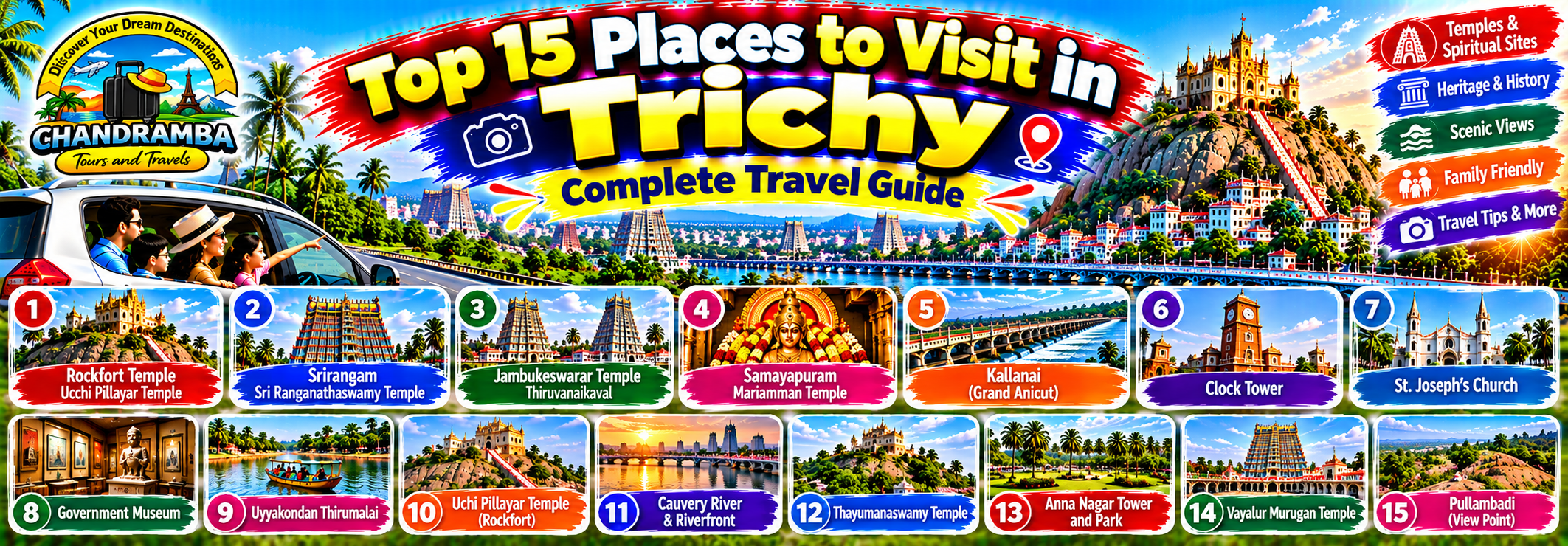 Top 15 Places to Visit in Trichy – Complete Travel Guide
