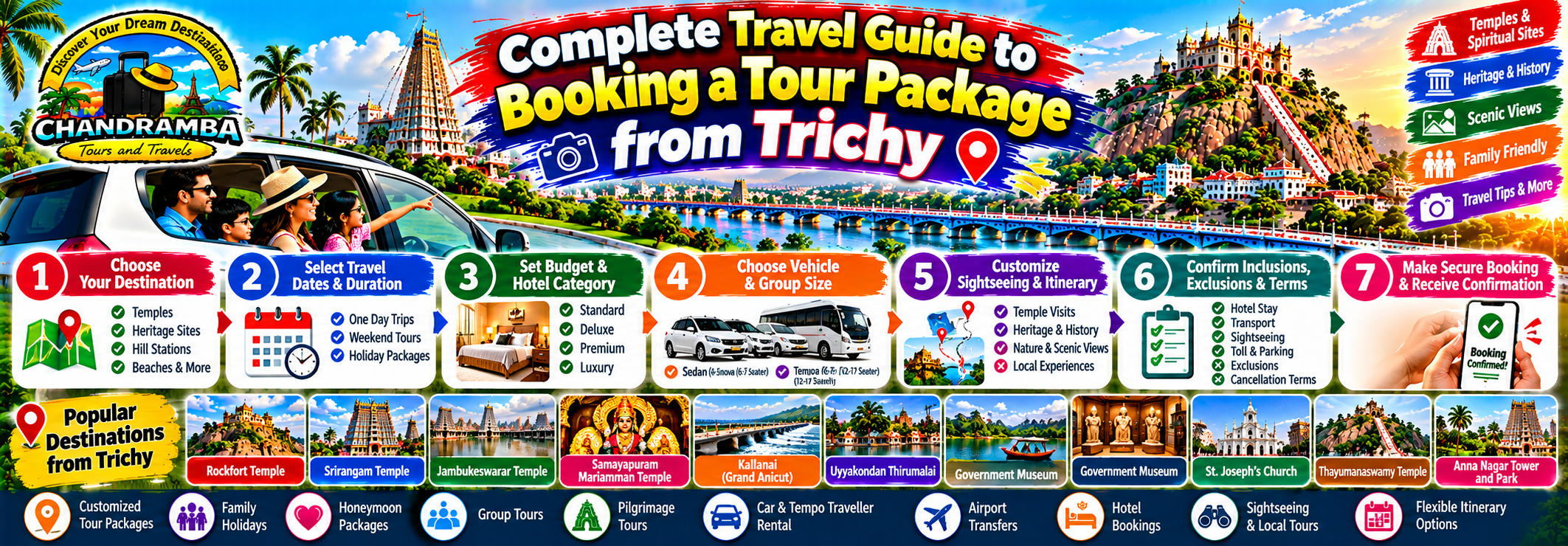Complete Travel Guide to Booking a Tour Package from Trichy