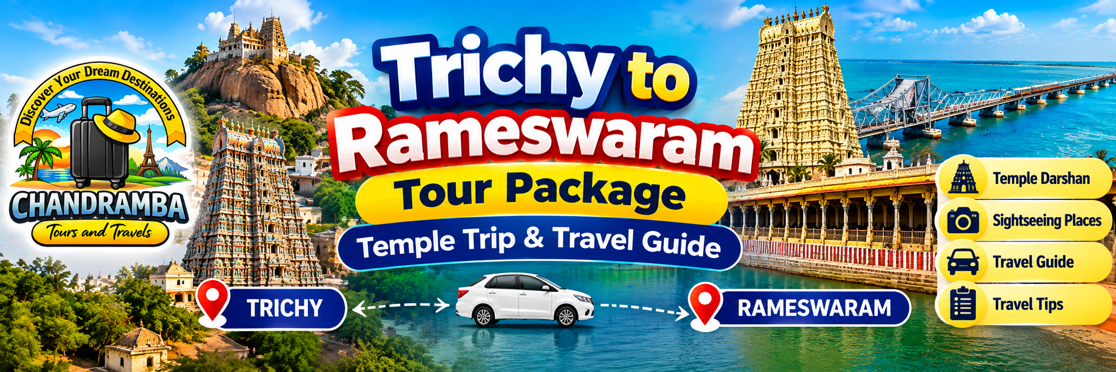 Trichy to Rameswaram Tour Package: Temple Trip & Travel Guide