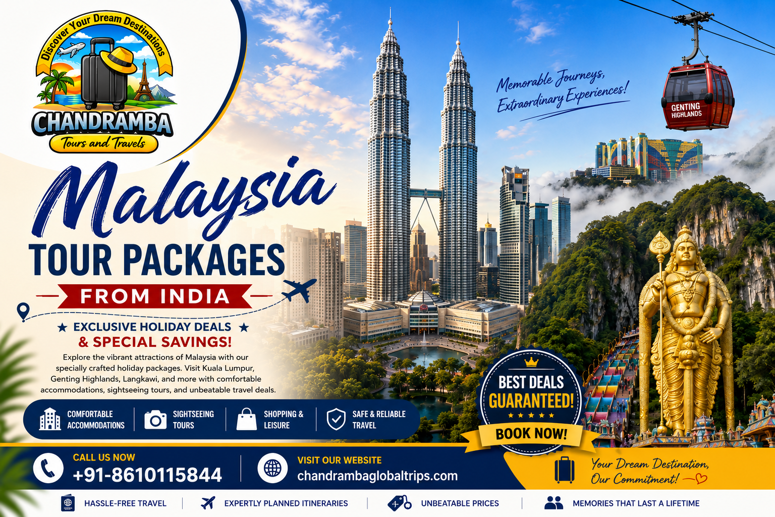 Malaysia Tour Packages from India | Exclusive Holiday Deals & Special Savings