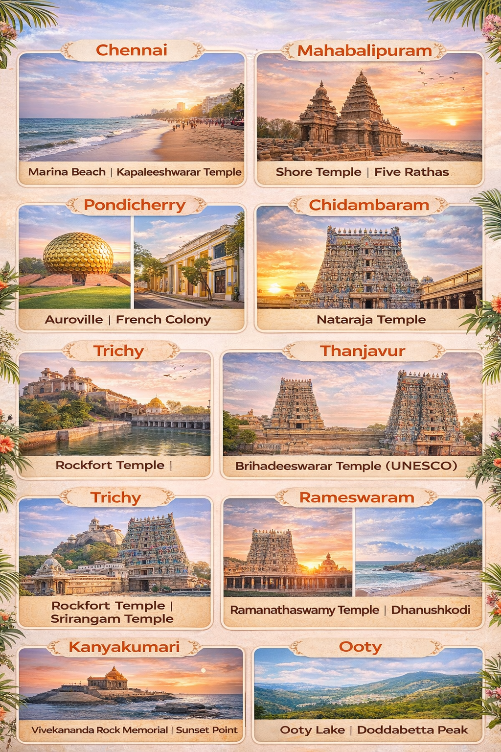 South India Tour from Chennai
