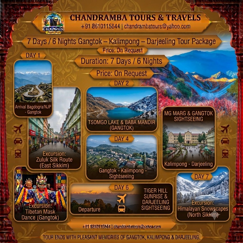 6 Days Gangtok – Darjeeling Tour Package