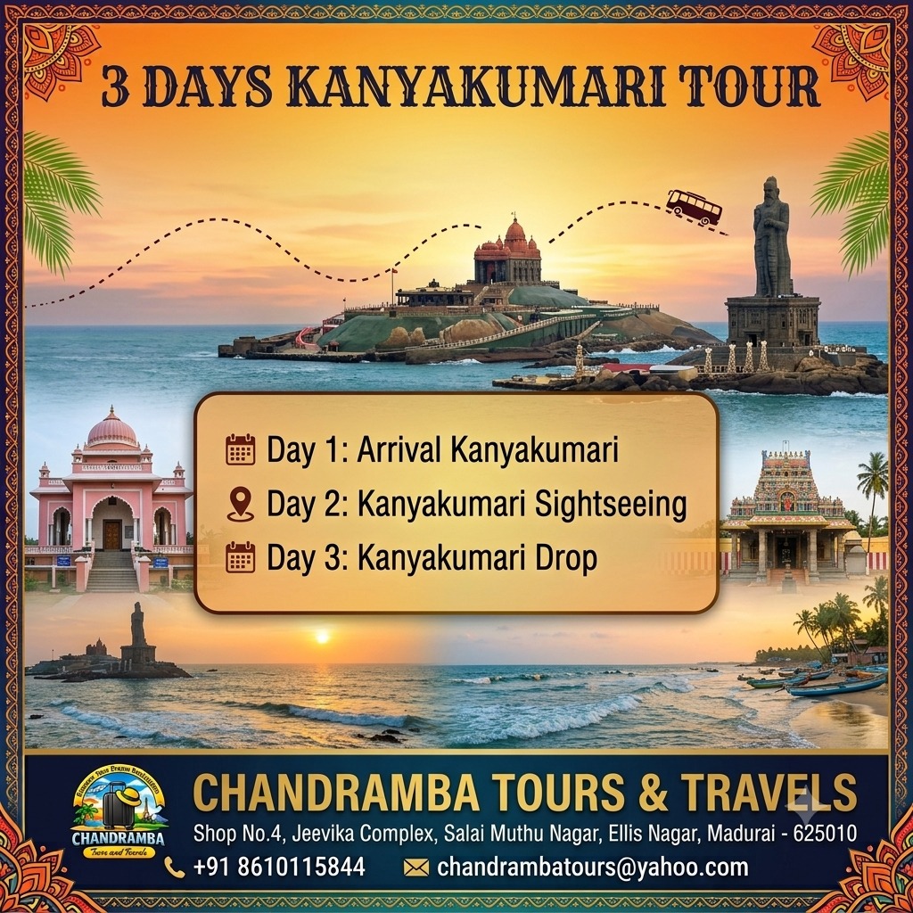 Kanyakumari 3 Days Tour Package